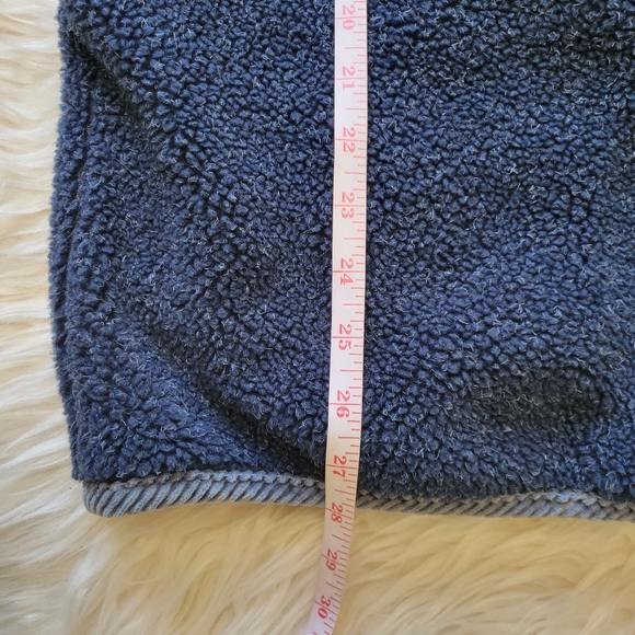 CS Signature Jacket Sz S Reversible Sherpa Windbreaker Blue Colorblock Coat Vtg - Picture 9 of 14